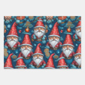 かわいいクリスマス格言ラッピング紙3xフラットシート ラッピングペーパーシート (正面3)