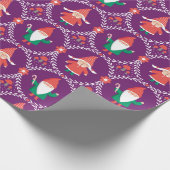 かわいいクリスマス格言ラッピング紙 ラッピングペーパー (角)