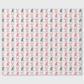 かわいいクリスマス格言ラッピング紙 ラッピングペーパー (フラット)