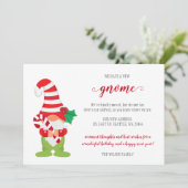 かわいいクリスマス格言引っ越しましたホリデーカード (スタンド正面)