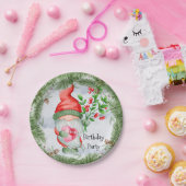 かわいいクリスマス格言誕生日パーティー ペーパープレート (パーティー)