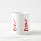 かわいいクリスマス格言赤 コーヒーマグカップ (中央)