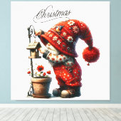 かわいいクリスマス格言 キャンバスプリント (インサイチュ (ウッドフロア))