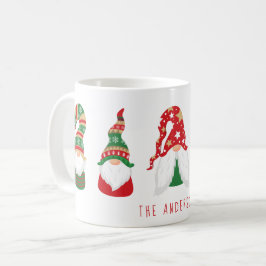 かわいいクリスマス格言 パーソナライズされた コーヒーマグカップ
