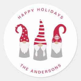 かわいいクリスマス格言 ラウンドシール