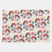 かわいいクリスマス格言 ラッピングペーパーシート (正面)