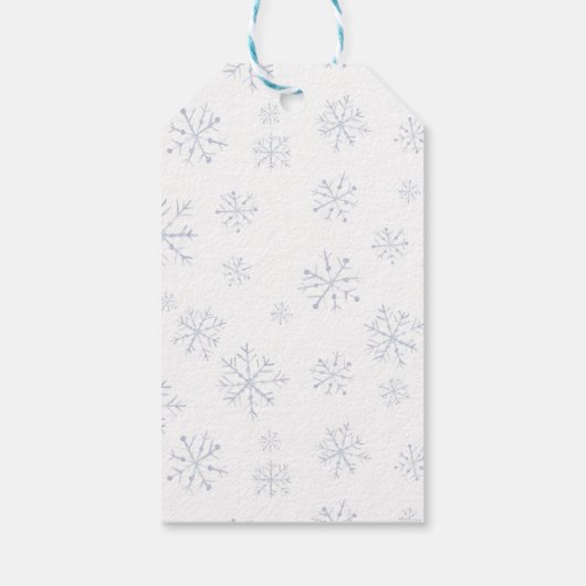 かわいいクリスマス格言GNOEL雪の結晶から ギフトタグ (裏面)