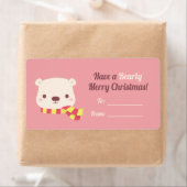 かわいいクリスマス気分だ ラベル (インサイチュ)