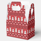 かわいいクリスマス牛のお願い箱 フェイバーボックス (オープン)