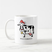 かわいいクリスマス牛マグ コーヒーマグカップ (左)
