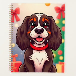 かわいいクリスマス犬のオーナメント プランナー ギフト ✨