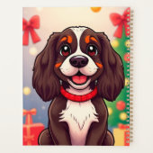 かわいいクリスマス犬のオーナメント プランナー ギフト ✨ (裏面)