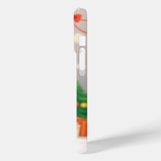 かわいいクリスマス犬 Case-Mate iPhoneケース (裏面 / 左)