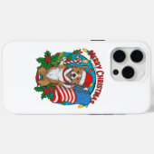 かわいいクリスマス犬 Case-Mate iPhoneケース (裏面 (横))