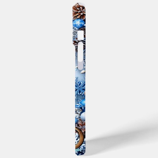 かわいいクリスマス犬 Case-Mate iPhoneケース (裏面 / 左)