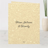 かわいいクリスマス猫たち顔ムワイクリスマス カード (裏面)