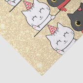 かわいいクリスマス猫たち顔ムワイクリスマス 薄葉紙 (詳細)