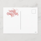 かわいいクリスマス猫と犬 シーズンポストカード (裏面)