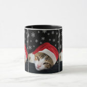 かわいいクリスマス猫マグカップ マグカップ (中央)