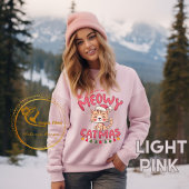 かわいいクリスマス猫ミオウィクリスマス猫 スウェットシャツ