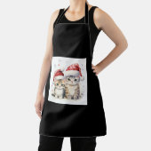 かわいいクリスマス猫 エプロン (インサイチュ)