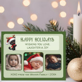 かわいいクリスマス猫 – カスタマイズ可能な写真はがき ポストカード