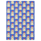 かわいいクリスマス猫 クリップボード (裏面)