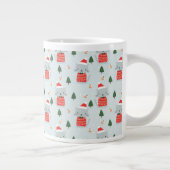 かわいいクリスマス猫 ジャンボコーヒーマグカップ (右)