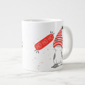 かわいいクリスマス猫 ジャンボコーヒーマグカップ (正面右)