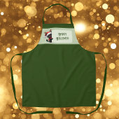 かわいいクリスマス猫 – ハッピーホリデーズエプロン エプロン