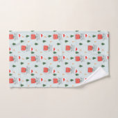 かわいいクリスマス猫 バスタオルセット (ハンドタオル)