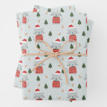 かわいいクリスマス猫