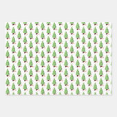 かわいいクリスマス猫 ラッピングペーパーシート (正面3)