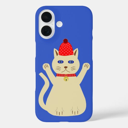 かわいいクリスマス猫 Case-Mate iPhoneケース (裏面)