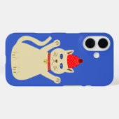かわいいクリスマス猫 Case-Mate iPhoneケース (裏面 (横))
