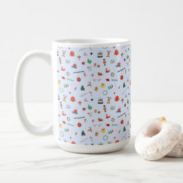 かわいいクリスマス詳細 コーヒーマグカップ