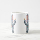 かわいいクリスマス象マグカップ コーヒーマグカップ (中央)