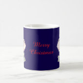 かわいいクリスマス象 コーヒーマグカップ (中央)