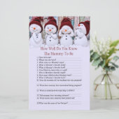 かわいいクリスマス雪だるまどのように良くゲームを知っている (スタンド正面)