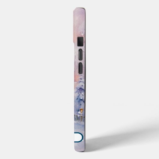 かわいいクリスマス雪だるまタフ Case-Mate iPhoneケース (裏面 / 左)