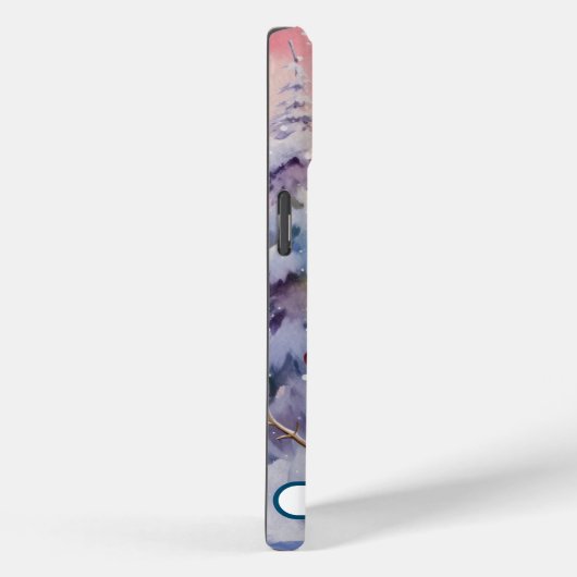 かわいいクリスマス雪だるまタフ Case-Mate iPhoneケース (裏面 / 右)