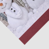 かわいいクリスマス雪だるまデコペティッシュペーパー 薄葉紙 (詳細)