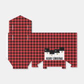 かわいいクリスマス雪だるまバッファロープレイドフビーフボックス フェイバーボックス (折り畳みなし)