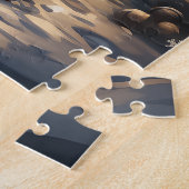 かわいいクリスマス雪だるま ジグソーパズル (側面)