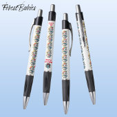 かわいいクリスマス雪だるま、フェスティバルグラフィック、ホワイト⛄️ ボールペン