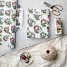 かわいいクリスマス雪だるま