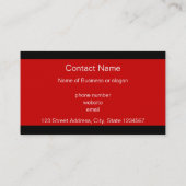 かわいいクリスマス雪だるま 名刺 (裏面)