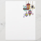 かわいいクリスマス　エレガントでおしゃれなガラスオーナメント チラシ (裏面)