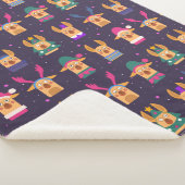 かわいいクリスマス シェルパブランケット (3/4)