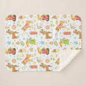 かわいいクリスマス シェルパブランケット (正面(横))